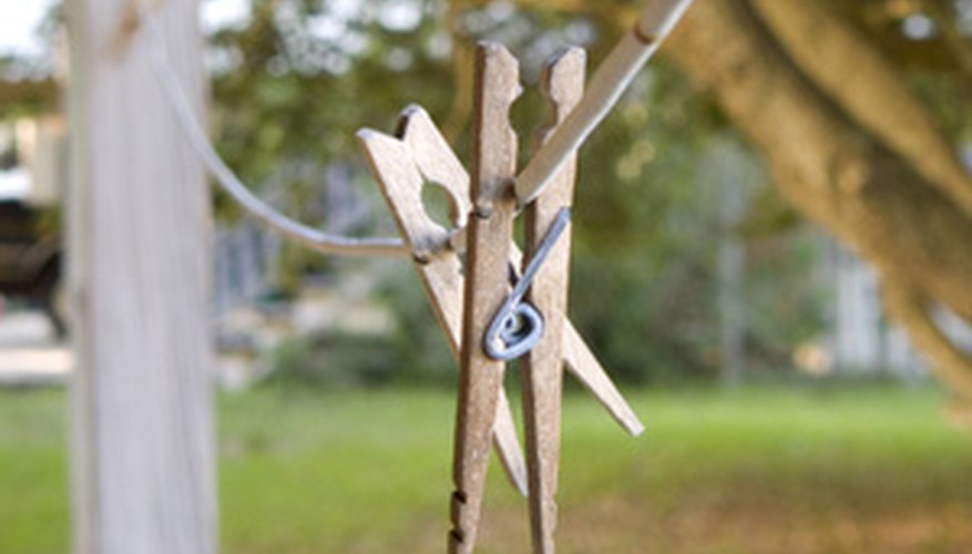 Clothesline is good for more than just hanging laundry. Clothesline is good for more than just hanging laundry.