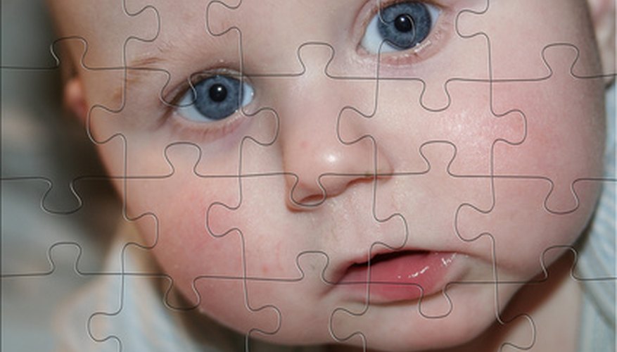 Photo Credit: baby image by Yvonne Bogdanski from <a href='http://www.fotolia.com'>Fotolia.com</a> Use a digital image to create a jigsaw puzzle.