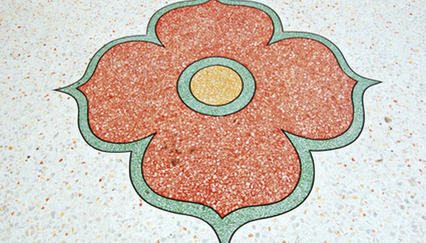 Terrazzo flooring provides beautiful, durable flooring for high-traffic buildings. Terrazzo flooring provides beautiful, durable flooring for high-traffic buildings.