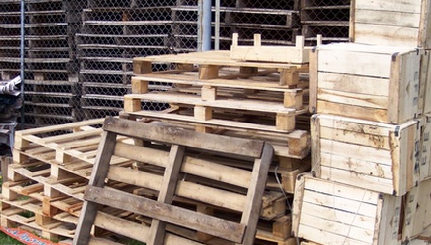 Use pallets for many simple farm projects. Use pallets for many simple farm projects.