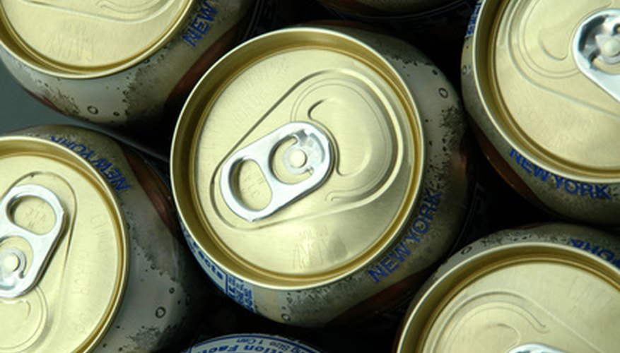 With a few soda cans, your child can make a model airplane. With a few soda cans, your child can make a model airplane.