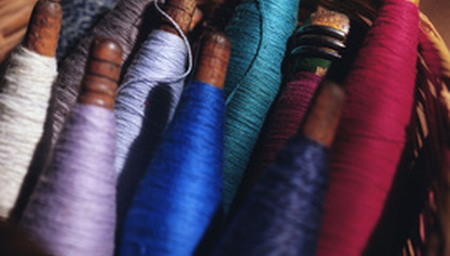 Using four different colors of thread will make troubleshooting thread tension a lot easier. Using four different colors of thread will make troubleshooting thread tension a lot easier.