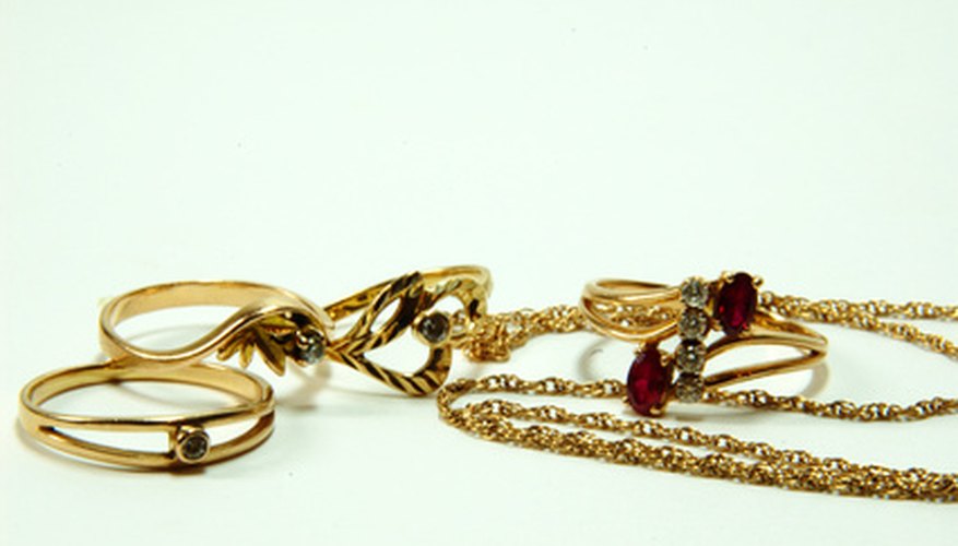Test to find out if your jewelry is made out of gold. Test to find out if your jewelry is made out of gold.