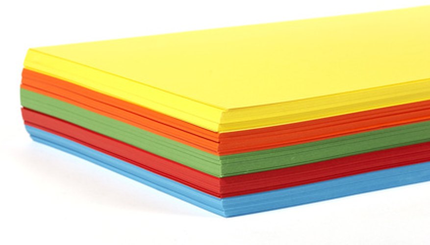 Choose colorful paper for your paper spirals. Choose colorful paper for your paper spirals.