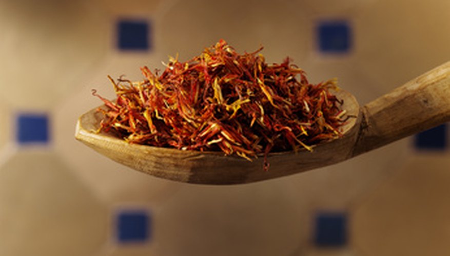 It takes 50,000 saffron flower stigmata to make one ounce of herb. It takes 50,000 saffron flower stigmata to make one ounce of herb.