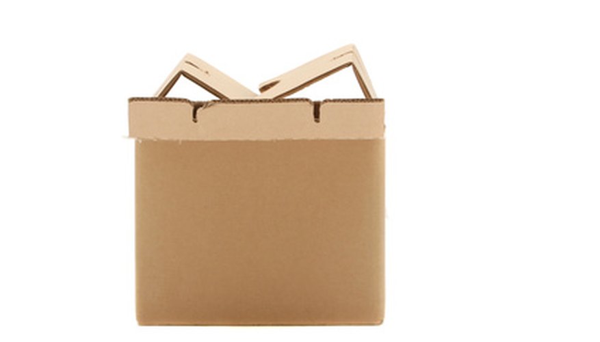 A sturdy corrugated cardboard box makes a strong model car. A sturdy corrugated cardboard box makes a strong model car.