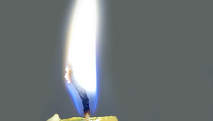 A simple taper candle can be turned into a timekeeping device. A simple taper candle can be turned into a timekeeping device.