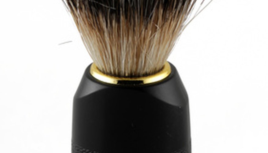 Photo Credit: shaving-brush image by Zbigniew Nowak from <a href='http://www.fotolia.com'>Fotolia.com</a> Shaving brushes are handy for cleaning electric equipment.