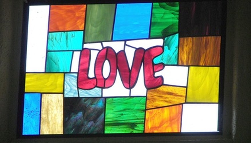 Stained glass can send a beautiful message. Stained glass can send a beautiful message.