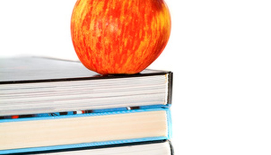 Photo Credit: books and apple. image by mashe from <a href='http://www.fotolia.com'>Fotolia.com</a> Check out local craft stores or adult education programs in your community.