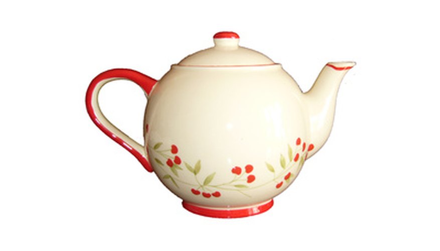 A teapot can be an unconventional costume for Halloween. A teapot can be an unconventional costume for Halloween.