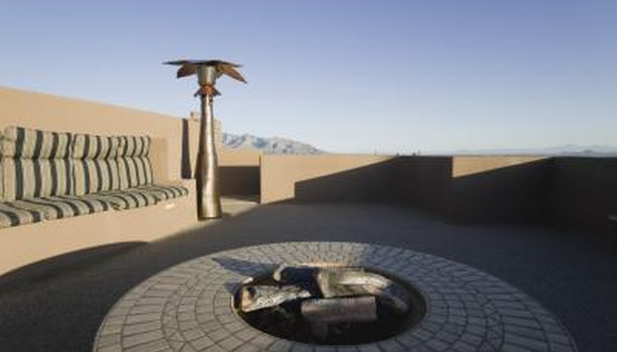 A built-in fire pit must be low enough to be enjoyed by everyone. A built-in fire pit must be low enough to be enjoyed by everyone.