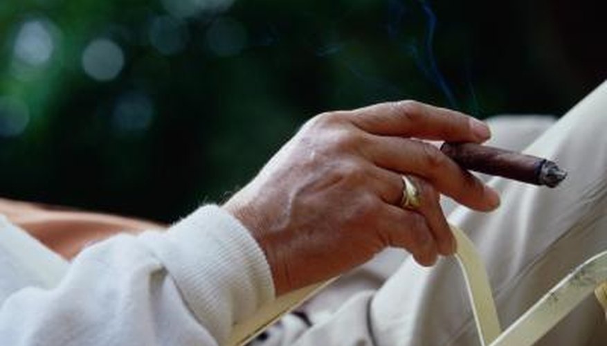 Photo Credit: Steve Mason/Photodisc/Getty Images Smaller cigars can be unwrapped, and their leaves used as rolling paper.