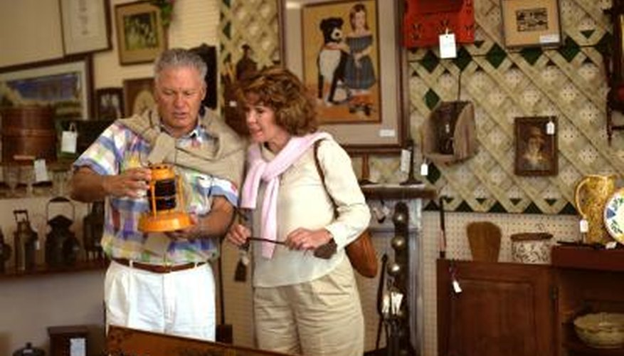 Photo Credit: Jupiterimages/liquidlibrary/Getty Images Mature couple in antique store.