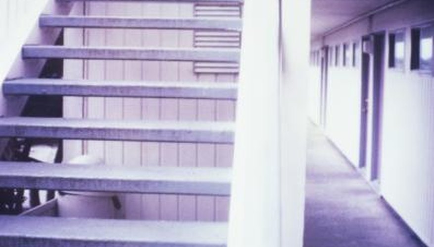 Replace old or damaged concrete treads. Replace old or damaged concrete treads.