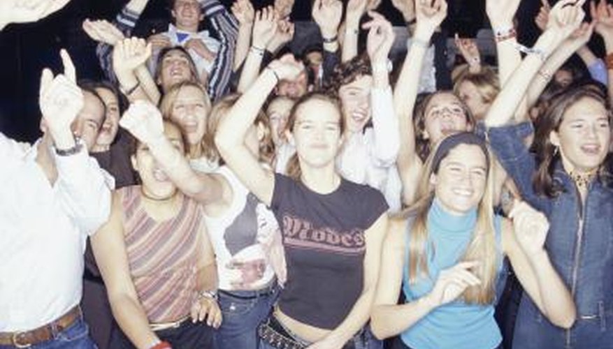 Crowd at a concert. Crowd at a concert.