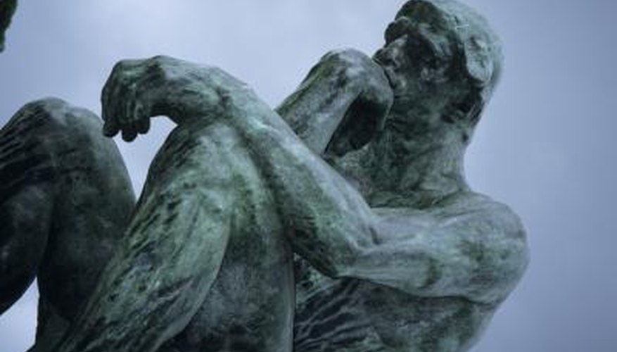 Photo Credit: Karl Weatherly/Photodisc/Getty Images State of August Rodin's The Thinker