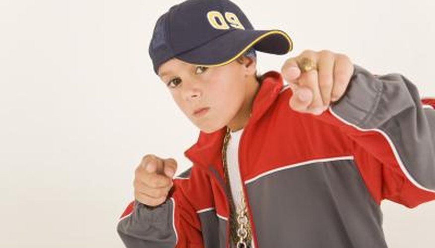 Boy wearing outfit inspired by hip hop genre Boy wearing outfit inspired by hip hop genre