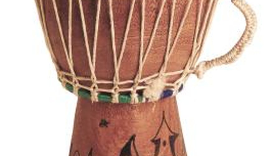 Photo Credit: Ablestock.com/AbleStock.com/Getty Images Traditional African drum