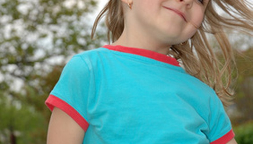 Photo Credit: dancing little girl image by Cherry-Merry from <a href='http://www.fotolia.com'>Fotolia.com</a> Dancing for kids is both cute and beneficial.