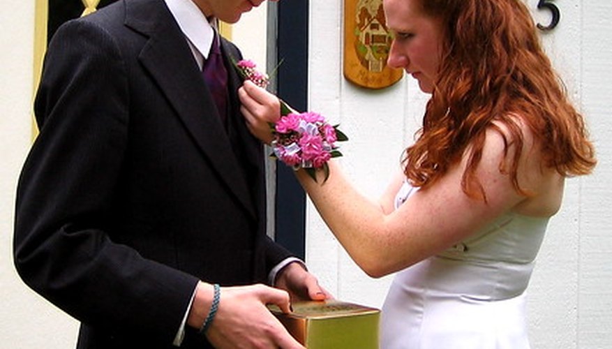 Corsages today are often worn on the wrist. Corsages today are often worn on the wrist.