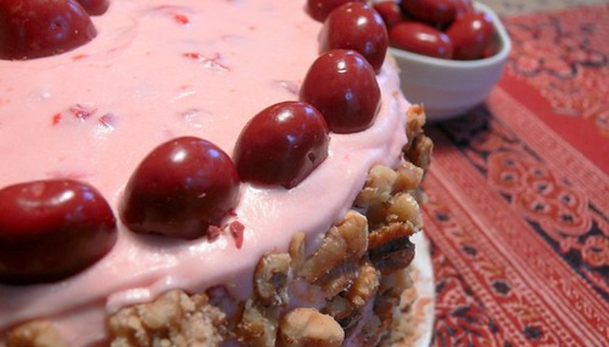 Walnuts on a cake Walnuts on a cake