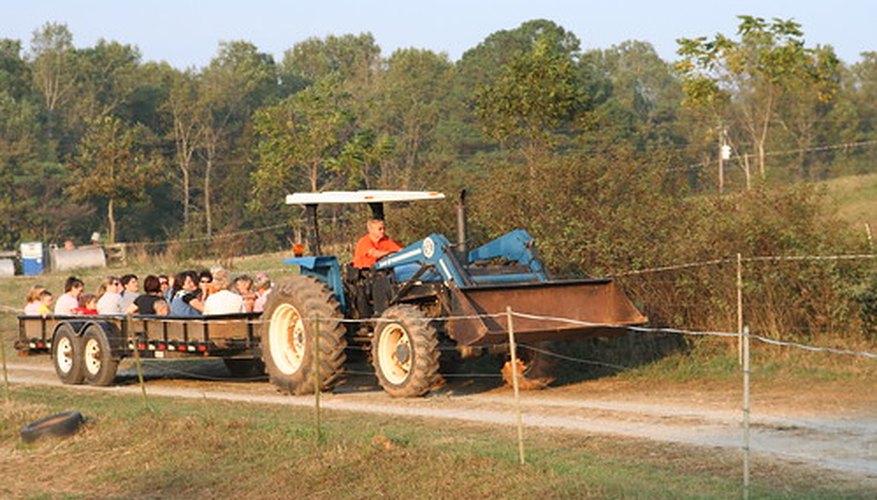 Blue Ford tractor Blue Ford tractor