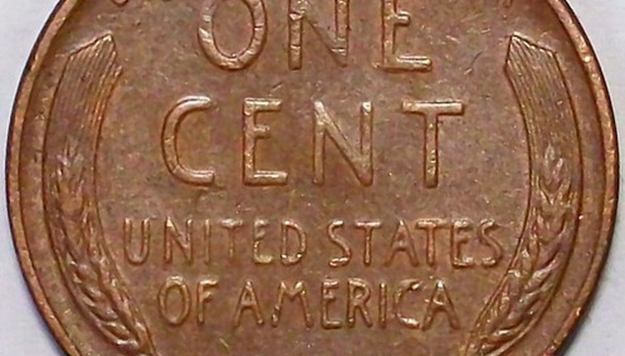 Wheat pennies were the first U.S. coins minted with a person's face on it, President Abraham Lincoln. Wheat pennies were the first U.S. coins minted with a person's face on it, President Abraham Lincoln.