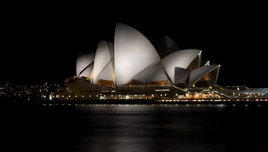 The Sidney Opera House, in Sydney, Australia The Sidney Opera House, in Sydney, Australia