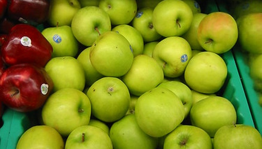Granny Smith apples were developed in Australia, far from the apple tree's native lands. Granny Smith apples were developed in Australia, far from the apple tree's native lands.