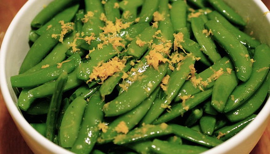 Snap peas like cool weather. Snap peas like cool weather.