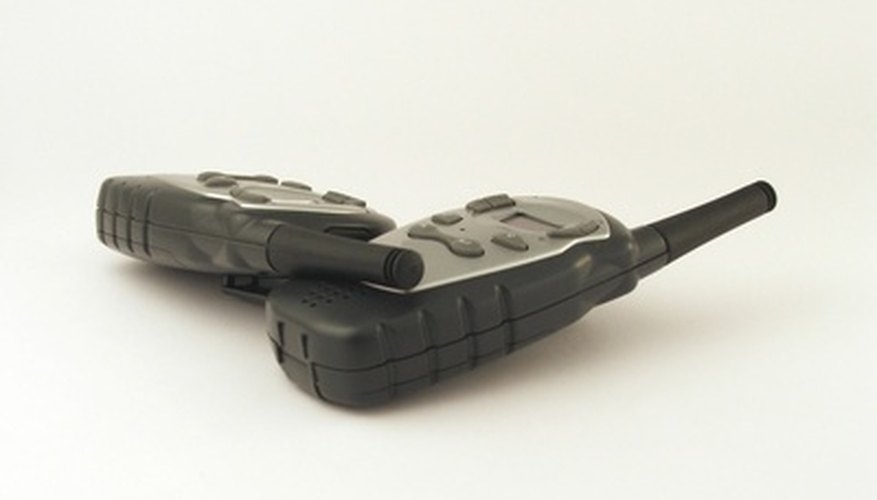 Walkie-talkies can keep your whole group on the same page. Walkie-talkies can keep your whole group on the same page.