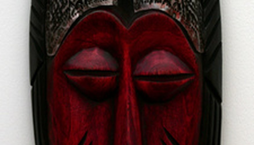 Traditional African masks can be duplicated. Traditional African masks can be duplicated.