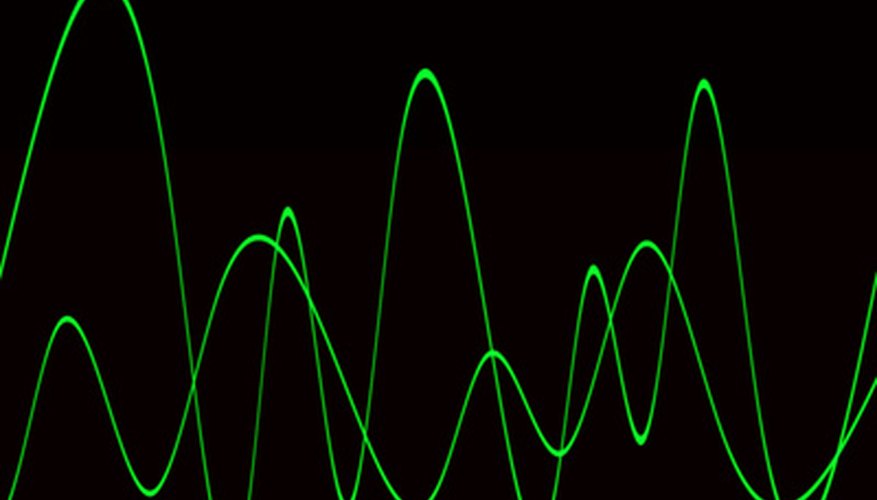 An oscilloscope can display audio from music and speech. An oscilloscope can display audio from music and speech.