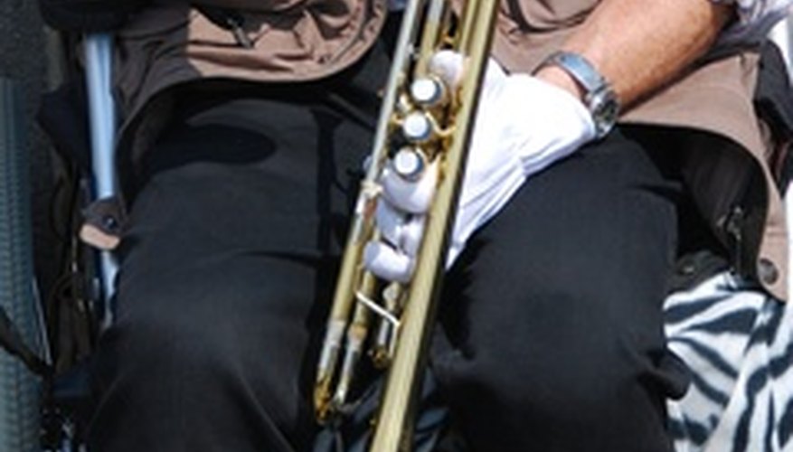 Brass bands feature every major brass instrument. Brass bands feature every major brass instrument.