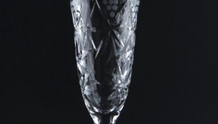 Crystal stemware has been a status symbol for many years Crystal stemware has been a status symbol for many years