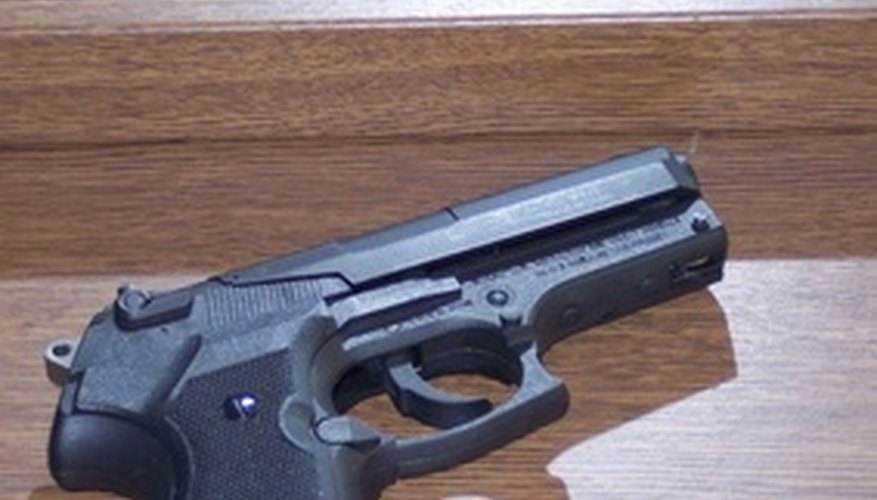 Airsoft guns mimic the look of real weapons. Airsoft guns mimic the look of real weapons.