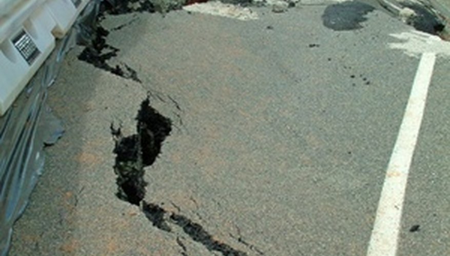 Thermal stress can cause cracks in highways and roads. Thermal stress can cause cracks in highways and roads.