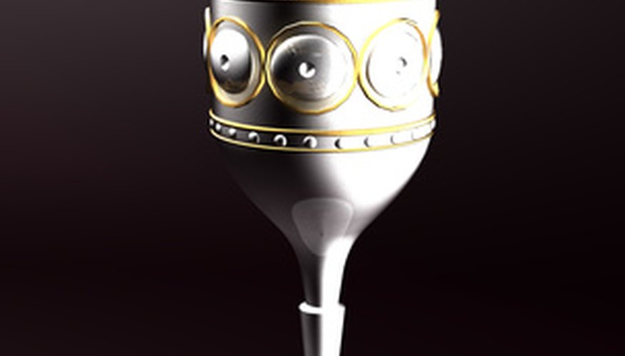 Some silver goblets have decorative features that make them valuable. Some silver goblets have decorative features that make them valuable.