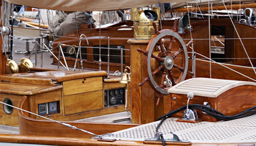 Fine yachts often feature well-maintained teak decks. Fine yachts often feature well-maintained teak decks.