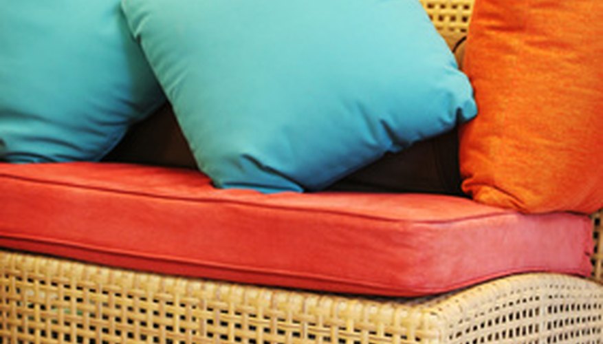 Store cushions properly for winter to keep them in good condition. Store cushions properly for winter to keep them in good condition.
