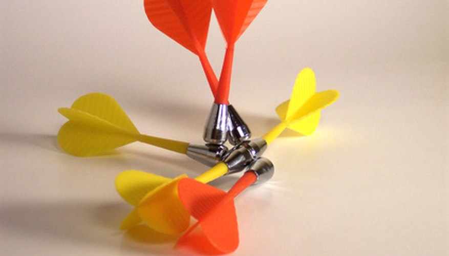 Players are allowed three darts each. Players are allowed three darts each.