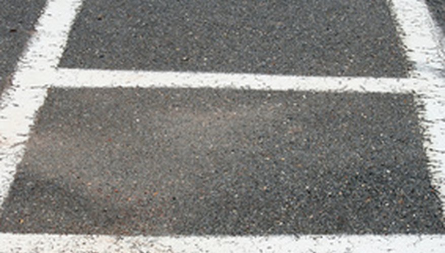 You can also paint your crosswalk with wider spaces between lines. You can also paint your crosswalk with wider spaces between lines.