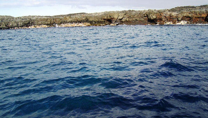 The oceanic crust extends below the ocean floor. The oceanic crust extends below the ocean floor.