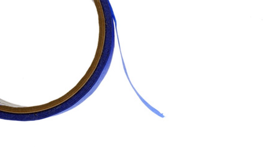 You can identify painter's tape by its blue color. You can identify painter's tape by its blue color.