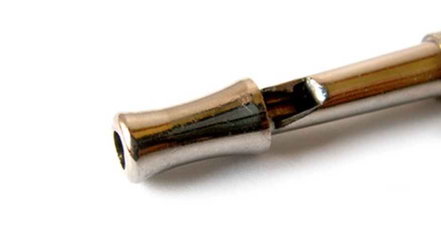 Photo Credit: whistle image by Henryk Olszewski from <a href='http://www.fotolia.com'>Fotolia.com</a> The