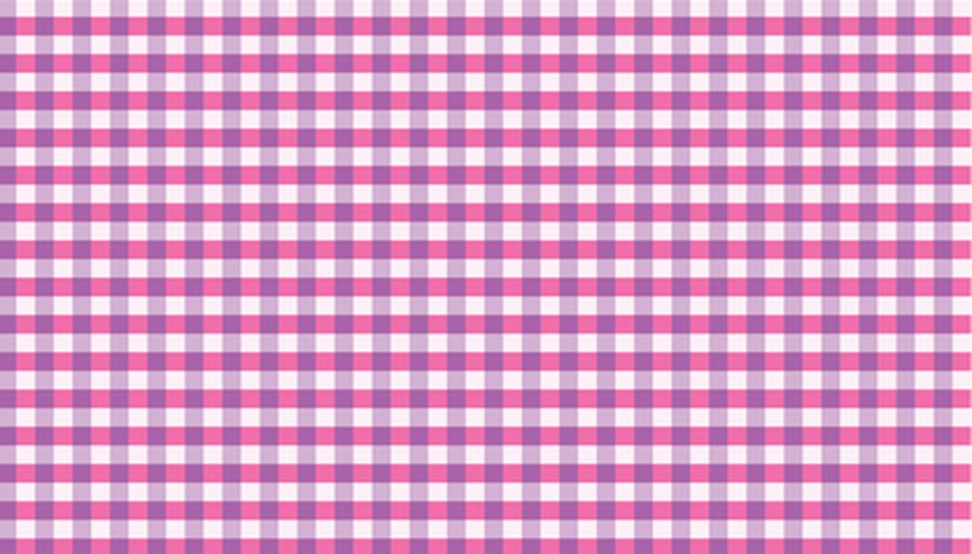 Gingham fabric lends itself well to smocking. Gingham fabric lends itself well to smocking.