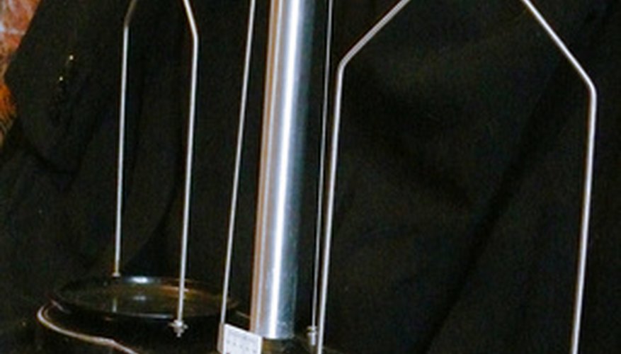 A balacing scale can be used to measure mass. A balacing scale can be used to measure mass.