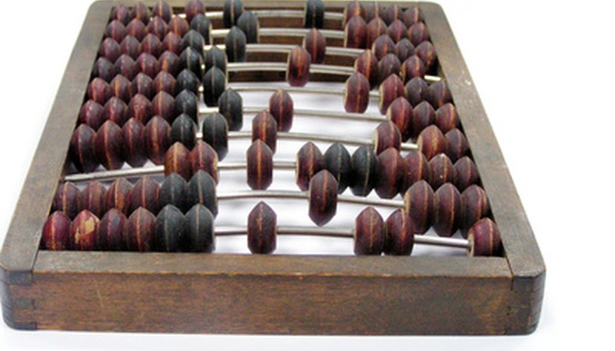 An abacus can help a child learn to count, add and subtract. An abacus can help a child learn to count, add and subtract.