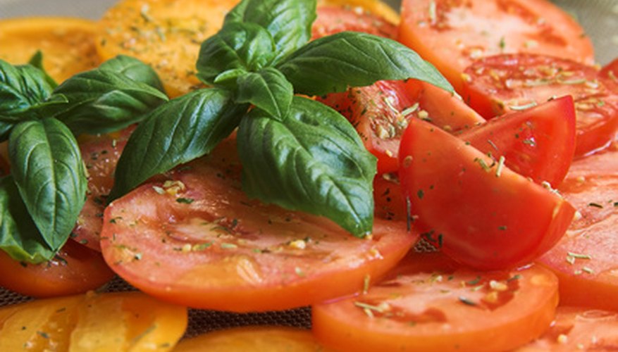 Basil pairs best with tomatoes. Basil pairs best with tomatoes.